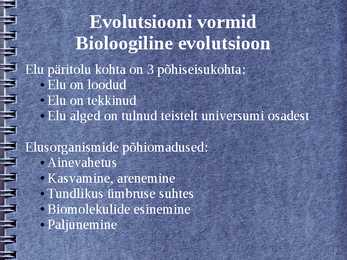 Evolutsioon #10