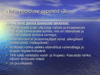 PARASITAARSED NAHAHAIGUSED - SÜGELISED JA TÄID #11