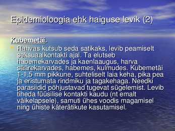 PARASITAARSED NAHAHAIGUSED - SÜGELISED JA TÄID #17