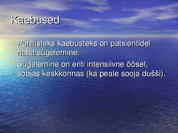 PARASITAARSED NAHAHAIGUSED - SÜGELISED JA TÄID #8