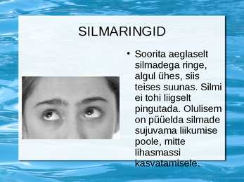 Silmalihaste treenimine #14