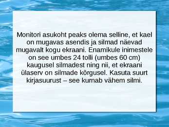 Silmalihaste treenimine #18