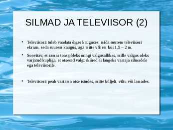 Silmalihaste treenimine #3