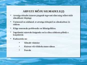 Silmalihaste treenimine #5