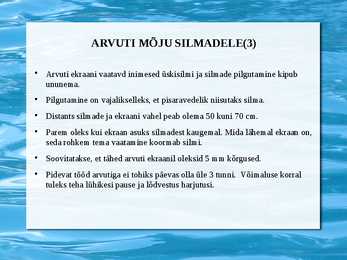 Silmalihaste treenimine #6