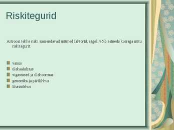 PÕLVELIIGESE ARTROOSIGA PATSIENT #5