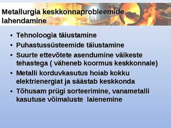 Maailma ühiskonnageograafia-Metallurgia #18