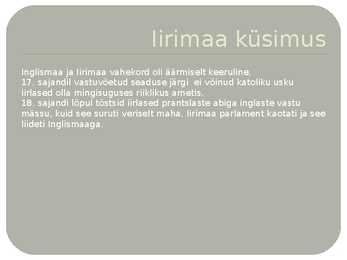 Inglismaa #5
