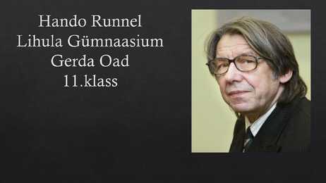 Hando Runnel