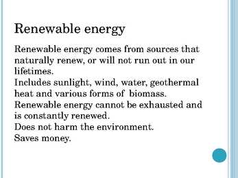 Renewable energy #3