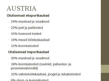 Kesk-Euroopa ja Eesti majandus #3