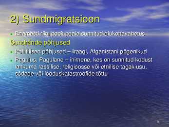 Migratsioon #8