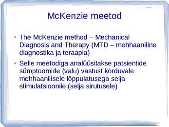 McKenzie Instituut #4
