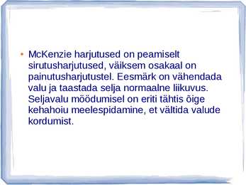 McKenzie Instituut #9