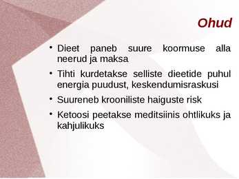 Atkinsi dieet #11