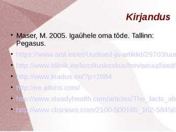 Atkinsi dieet #13