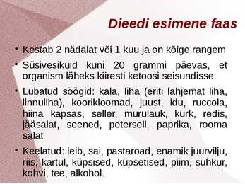 Atkinsi dieet #5