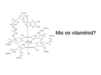 Mis on vitamiinid