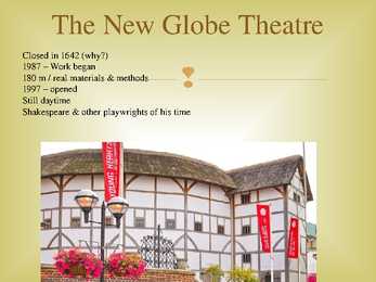 The Globe-London Landmarks #5