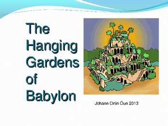 The Hanging Gardens