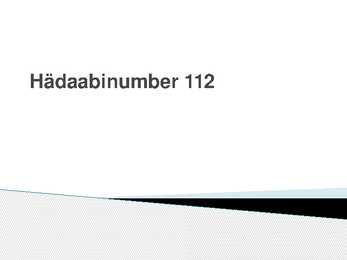 Hädaabinumber 112