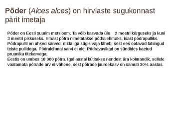 Põder #2