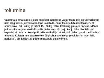 Põder #5