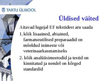 Euroopa farmakopöa-saamislugu ja sisu #9