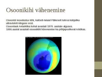Ökoloogilised globaalprobleemid #2