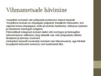 Ökoloogilised globaalprobleemid #11