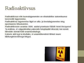 Ökoloogilised globaalprobleemid #13