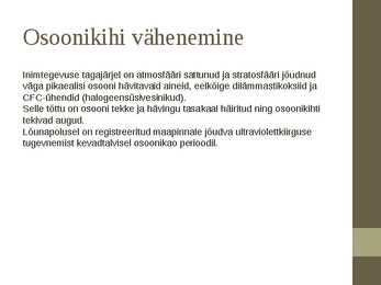Ökoloogilised globaalprobleemid #3
