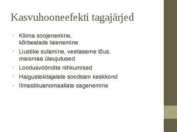 Ökoloogilised globaalprobleemid #6