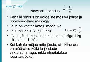 Newtoni seadused #5