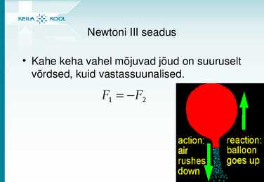 Newtoni seadused #7