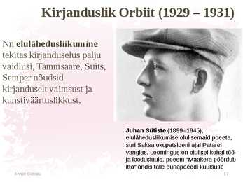 Kirjanduselu 1922-1940 #13