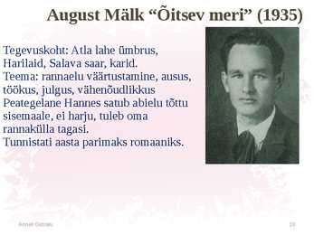 Kirjanduselu 1922-1940 #18