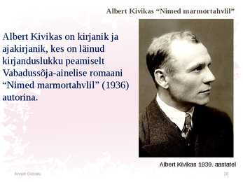 Kirjanduselu 1922-1940 #20