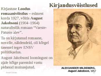 Kirjanduselu 1922-1940 #10