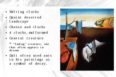 Salvador Dali- The persistence of memory- #4