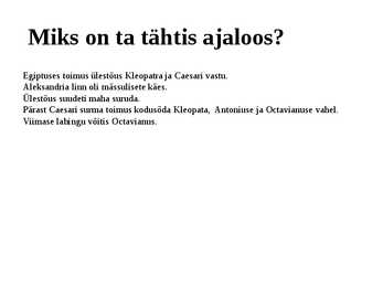 Kleopatra #3