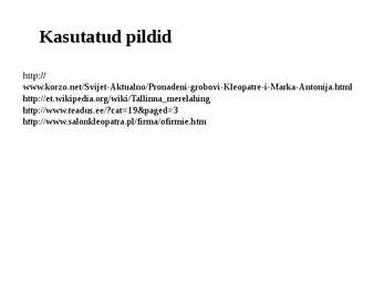 Kleopatra #8