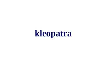 Kleopatra