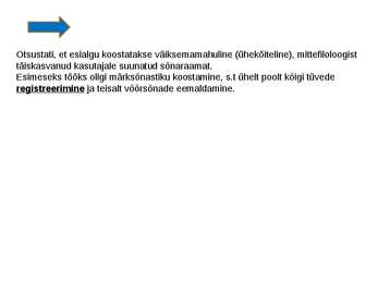 Presentatsioon EESTI ETÜMOLOOGIASÕNARAAMATUST ja HAJAMÄRKUSI KAUAOODATUD ETÜMOLOOGIATE PUHUL artiklite järgi #6