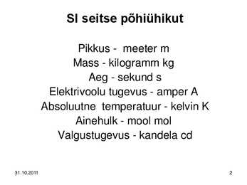 Keemiakursuse kokkuvõte #2