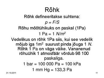 Keemiakursuse kokkuvõte #11