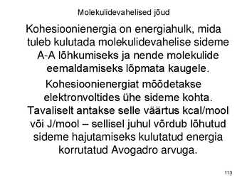 Keemiakursuse kokkuvõte #113