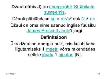 Keemiakursuse kokkuvõte #13