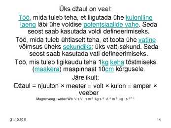 Keemiakursuse kokkuvõte #14