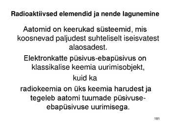 Keemiakursuse kokkuvõte #181
